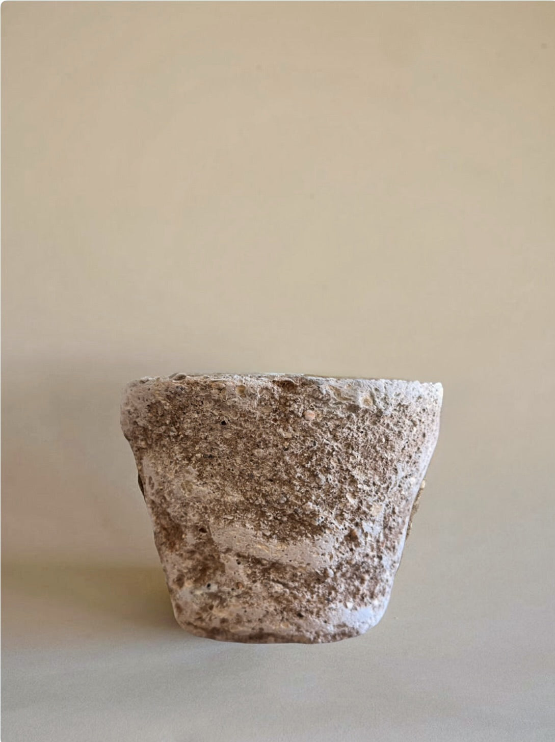 Mortar bowl lite beige cream