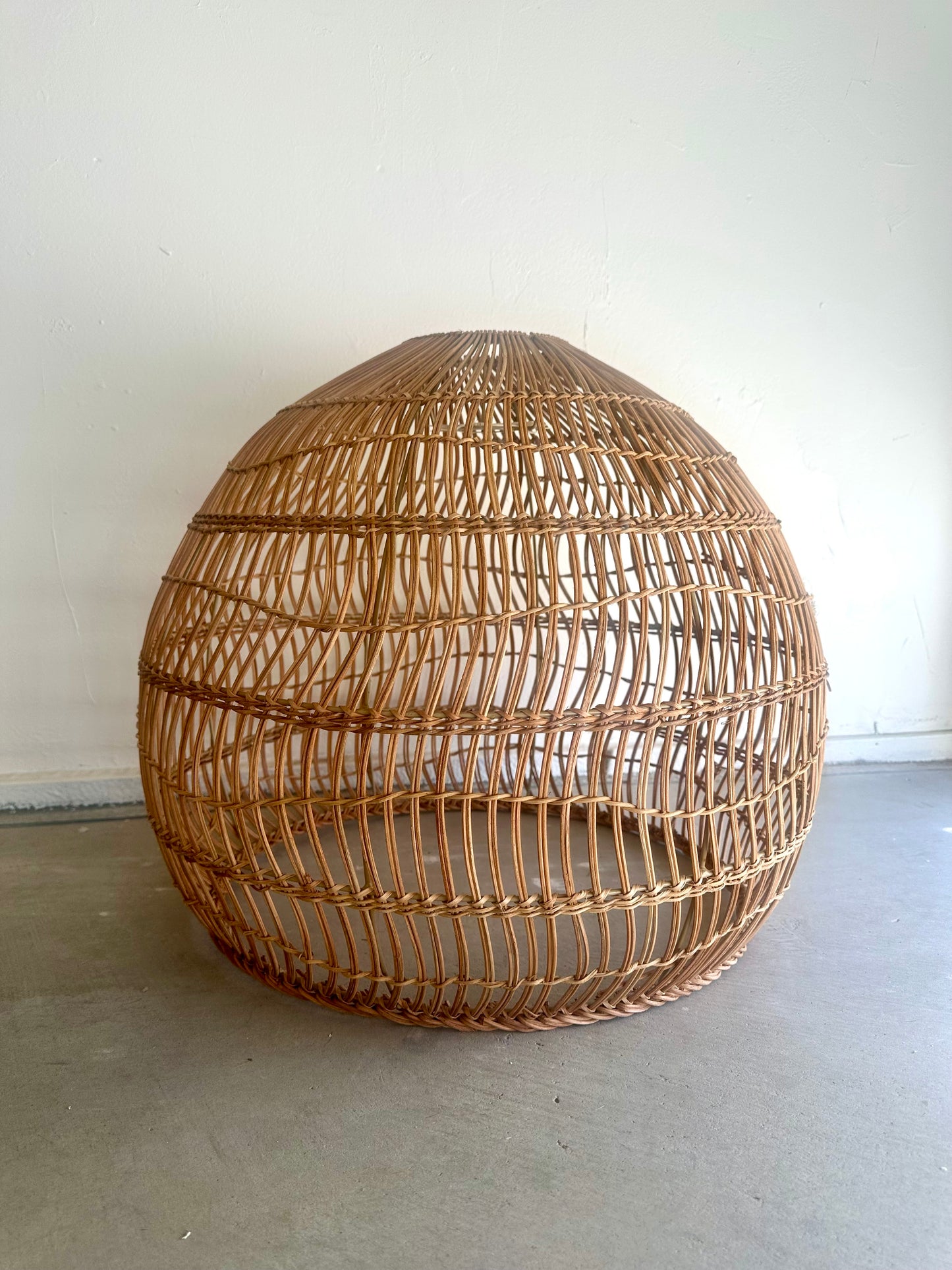 Rattan Dome Pendant Light