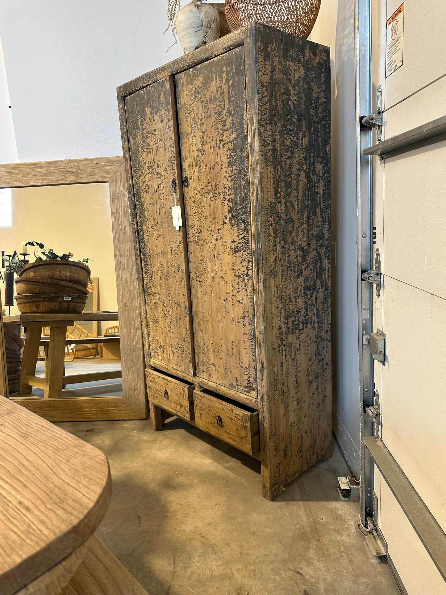 Hampshire Black Patina Tall Cabinet