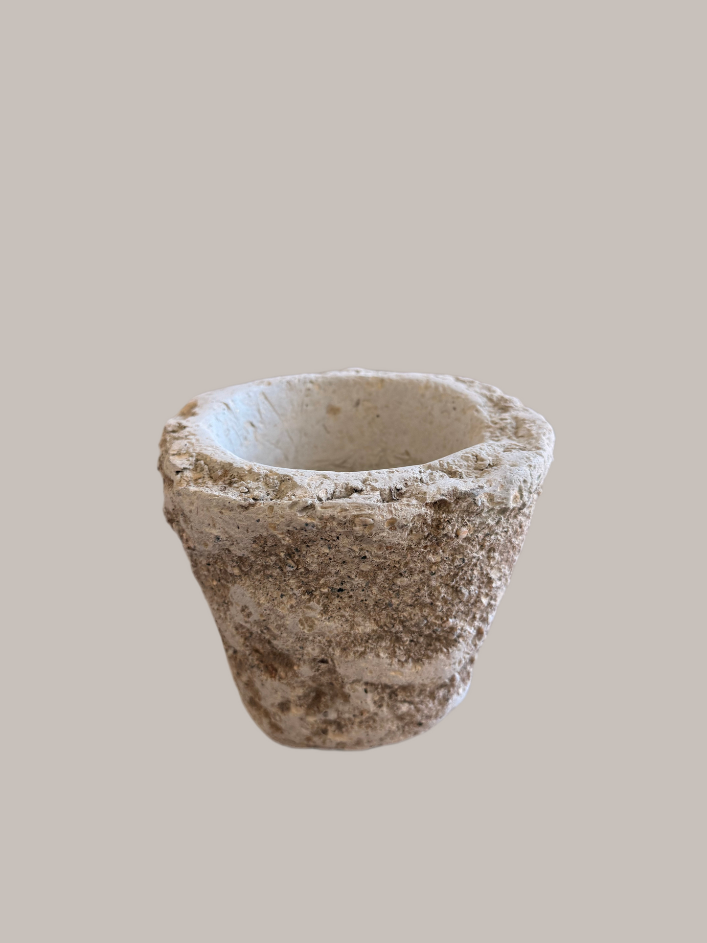 Mortar bowl lite beige cream