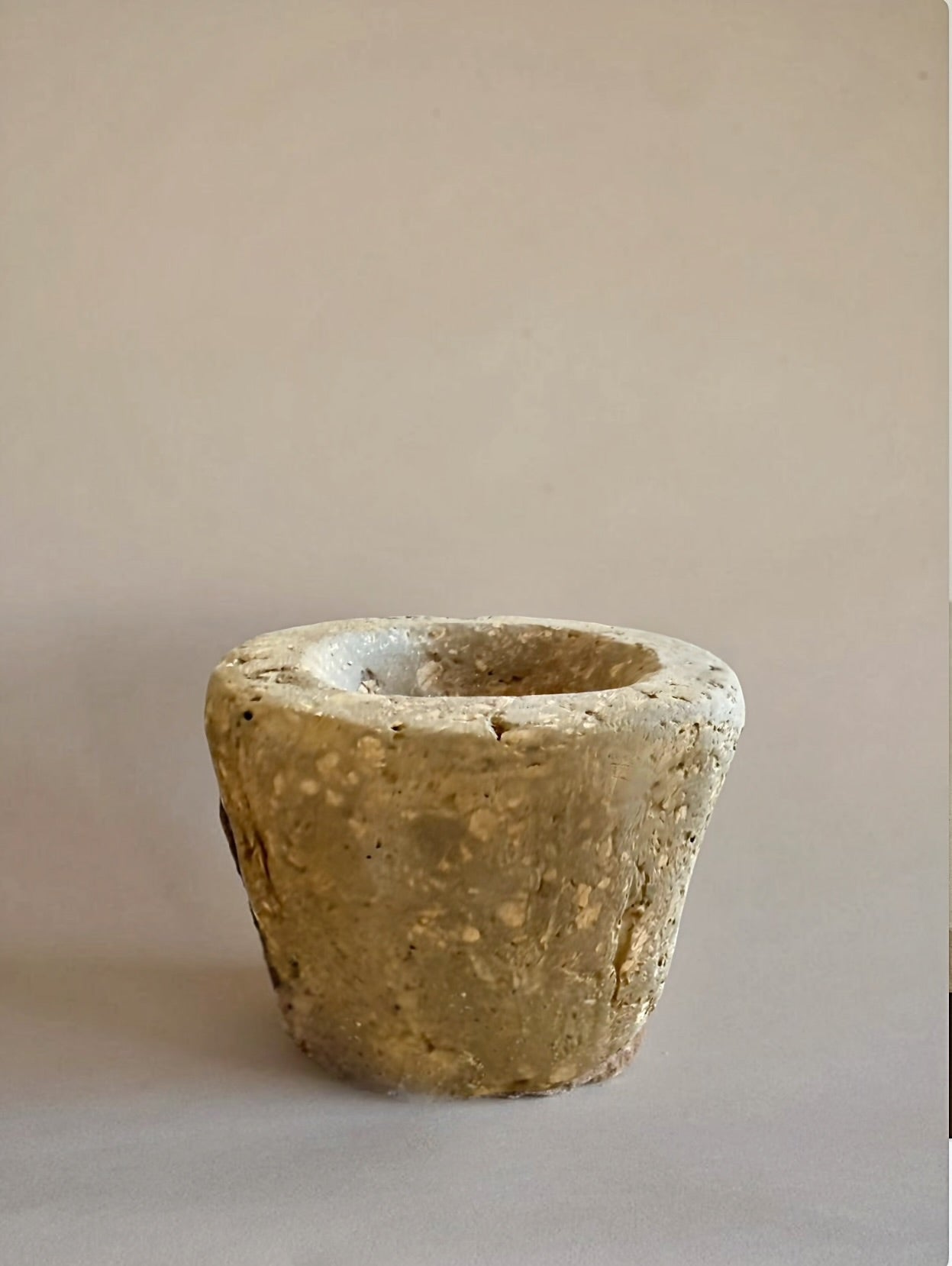 Small Mortar bowl lite Taupe Gray