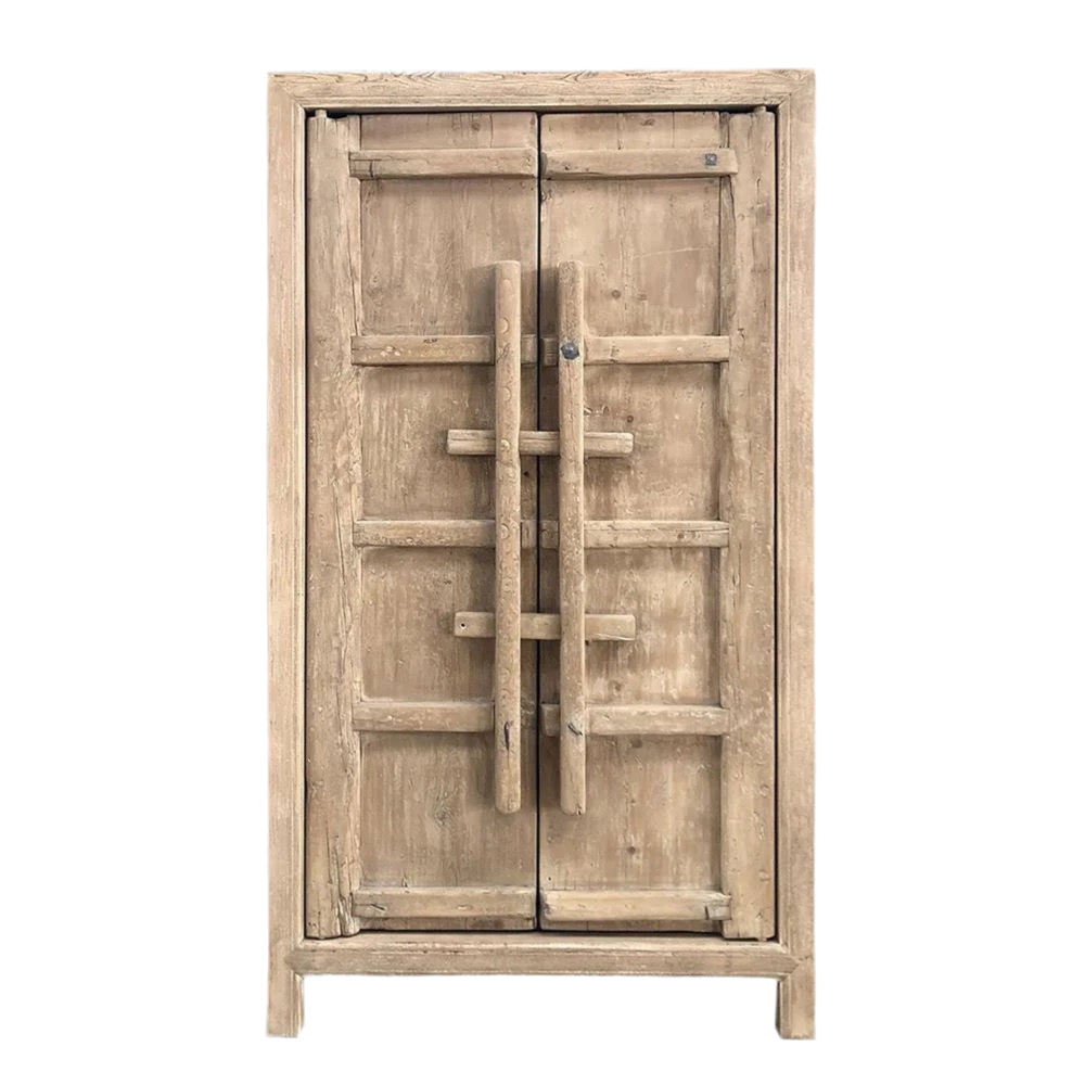 Japandi Natural wardrobe cabinet