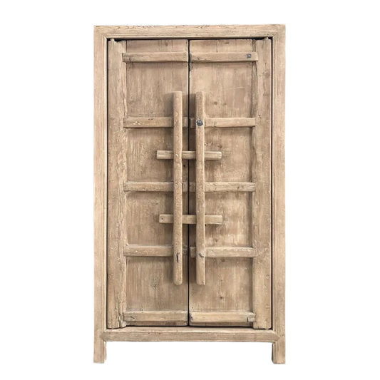 Japandi Natural wardrobe cabinet