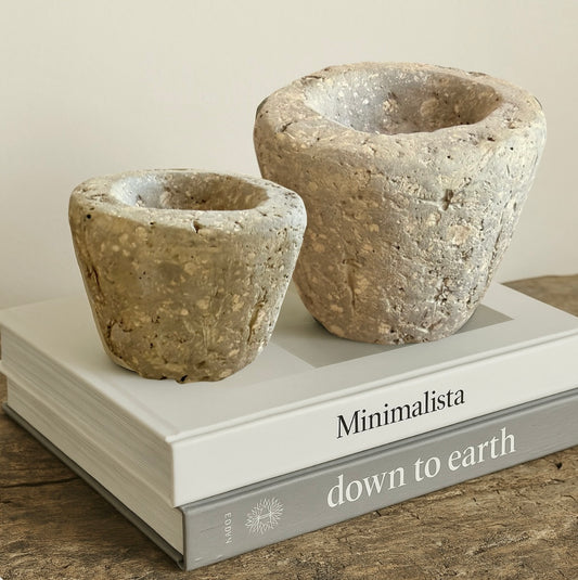 Small Mortar bowl lite Taupe Gray