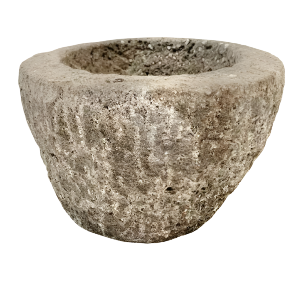 Adobe stone vessel