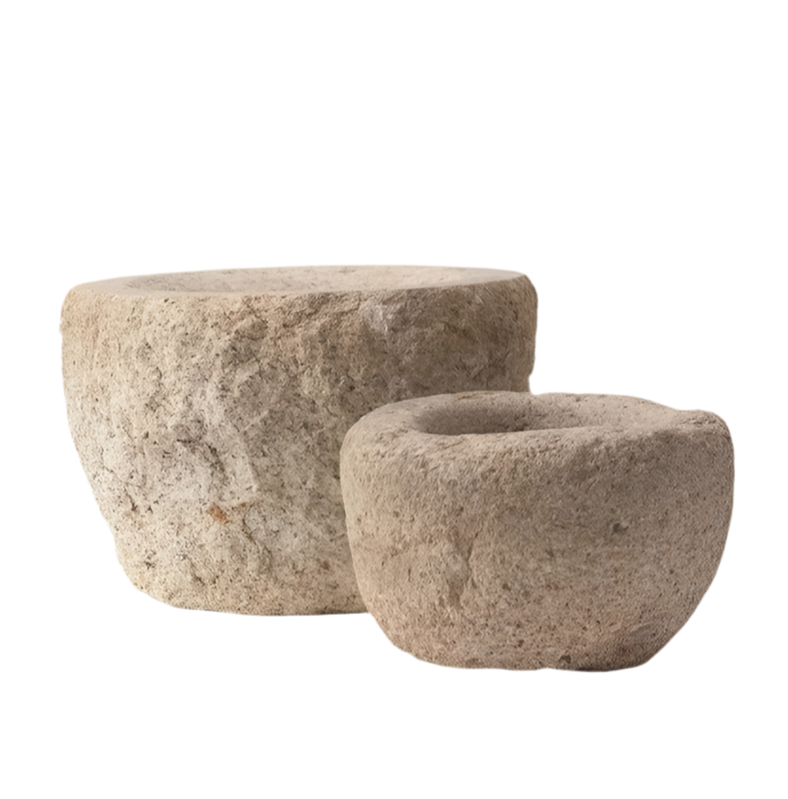 Adobe stone vessel