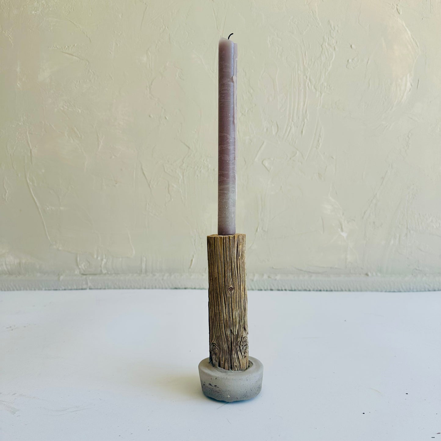 Driftwood candlestick