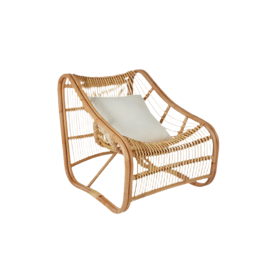 Handmade bamboo lounge club chair