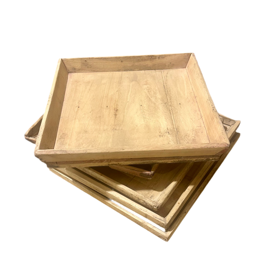 Vintage wood tray