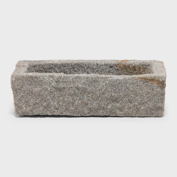 Stone mortar trough