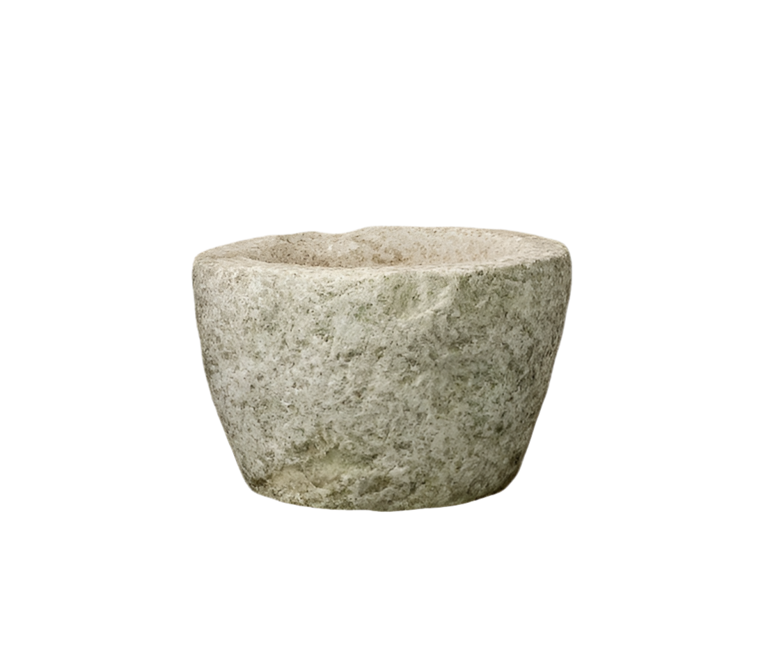 Adobe stone vessel