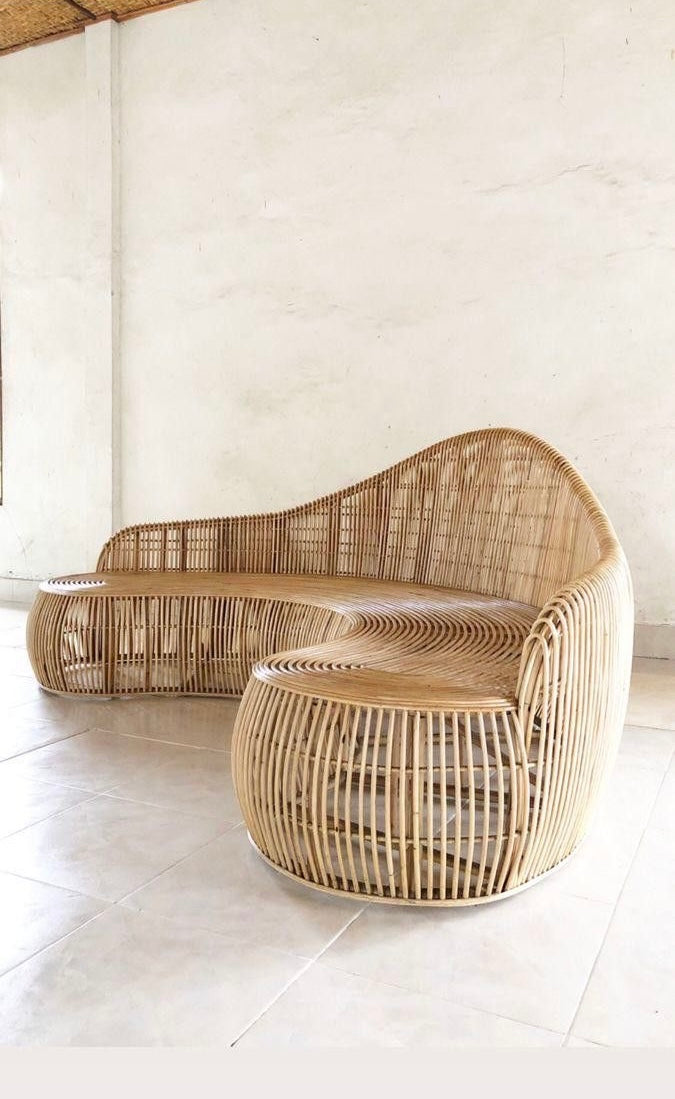 Bamboo sofa