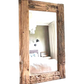 wood wall mirror