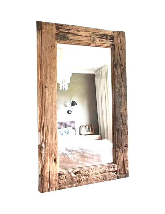 wood wall mirror