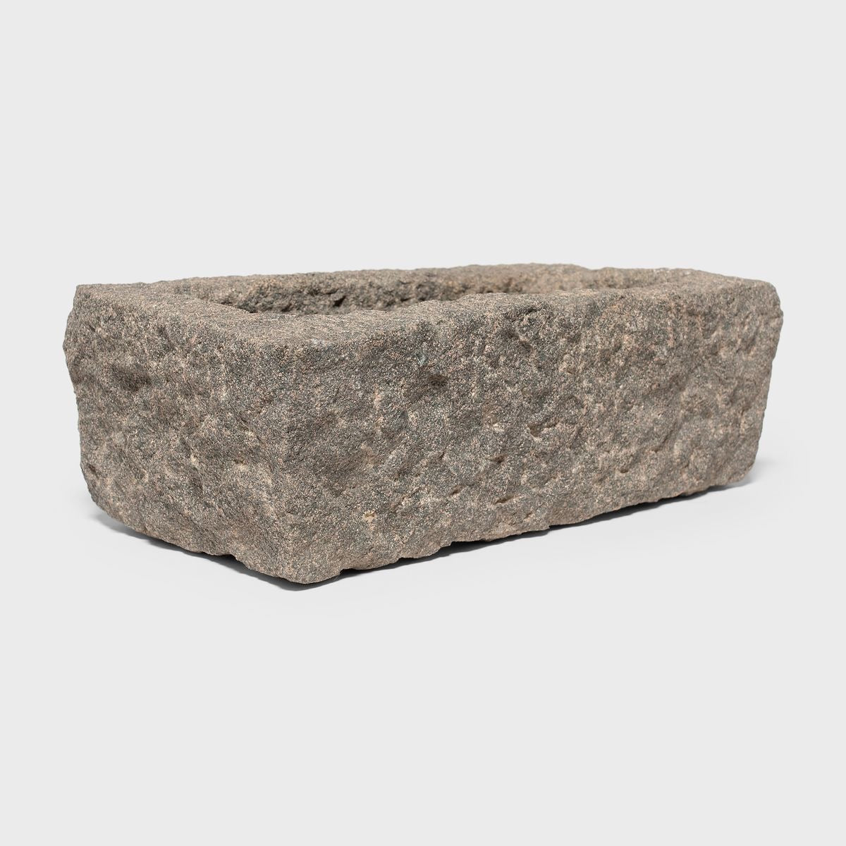 Stone mortar trough