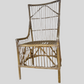 Bamboo high-back dining chair