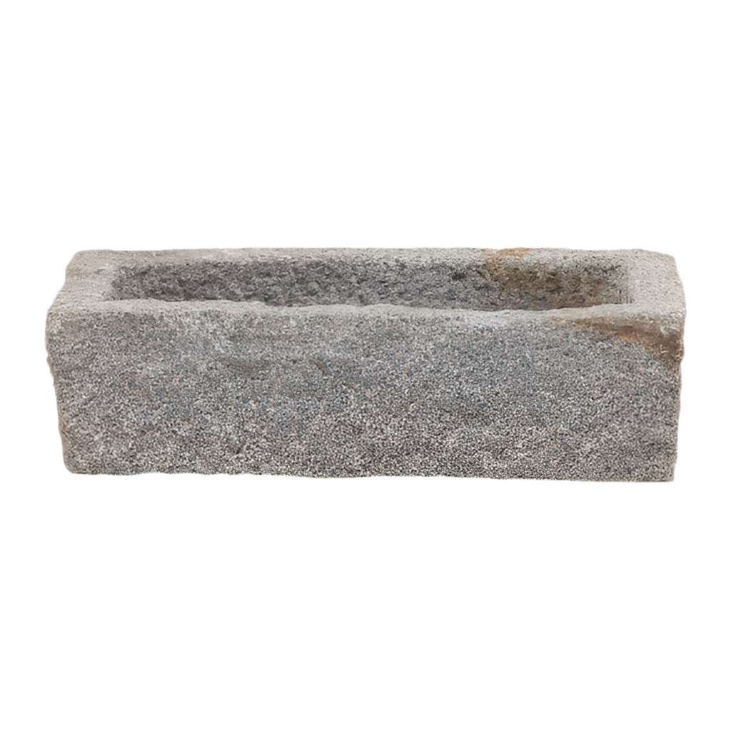 Stone mortar trough